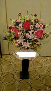 発表会スタンド花のお届け。｜「かきえん」　（愛知県一宮市の花キューピット加盟店 花屋）のブログ